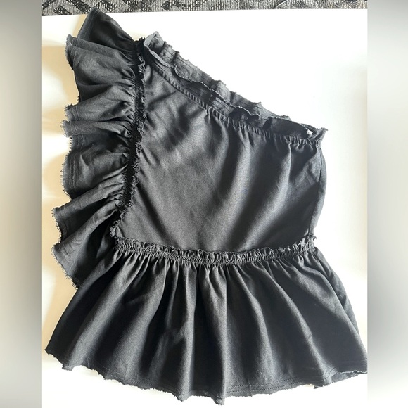 IRO stunning cotton/linen one shoulder top - Picture 1 of 7